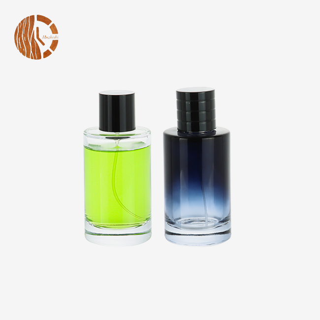 100ml Glass Perfume Bottle With Spray Pump And Lid